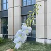 Carrillón de Viento Romántico Individual Flor Artificial Flor Artificial Decoración de Salón de Bodas Coreano Flor Artificial al por Mayor