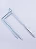 Estaca Desmontable para Sombrilla de Pesca, Horquilla para Sombrilla M12, Estaca de Tierra para Parasol, Horquilla de Pesca de Metal con Tres Puntas y Cuatro Dientes