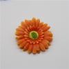 Venta directa de fábrica tela brillante para la playa cabeza de flor de gerbera flor girasol playa bohemio pasador accesorios para el cabello