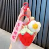 Llavero de Mascota Rojo Colgante para Bolsa de Año Nuevo Llavero de Pareja para Coche Día de Año Nuevo Pequeño Regalo Al por Mayor