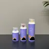 Garrafa a vácuo de pequena capacidade de 15ml, 30ml, 50ml feita de material PP, material de embalagem para cuidados com a pele com mola plástica, personalizável e processável