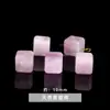 Cuentas cúbicas de cuarzo rutilado dorado natural, cuentas lisas de cristal dorado para pulseras y joyería DIY al por mayor