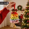 Limpia pipas Producto Terminado Adorno para Árbol de Navidad Decoración de Escena Navideña Campana de Navidad Colgante para Bolso de Coche Regalo de Navidad