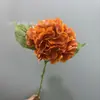 Película Western Americana Tacto a Mano Hortensia Accesorios para el Hogar Florales Lavable Hortensia de Cabeza Única con Hoja Accesorios de Boda