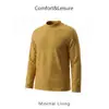 Camiseta básica de rayas con cuello medio para niños, primavera y otoño, camiseta de manga larga elástica para niños y niñas, capa interior suave para niños mayores
