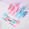 Produtos para Maternidade e Bebê Atacado Tesoura para Unhas de Bebê Conjunto de 8 Peças Pente Escova para Bebê Conta-gotas Alimentador de Remédios Bolsa de EVA Conjunto de Cuidados