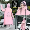 Impermeable para Adultos Bicicleta Eléctrica Largo Cuerpo Completo Antitormenta Integrado Unisex Ciclismo al Aire Libre Lindo Portátil Poncho de Lluvia