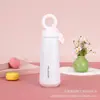Nueva Taza Termo de Acero Inoxidable 316 con Forma de Pétalo, Taza Flor de Aspecto Elegante y Creativa, Taza Portátil Linda con Asa para Estudiantes