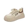 Zapatillas de malla blanca de verano para comercio exterior transfronterizo, nuevas zapatillas de estilo coreano para mujer estudiante, transpirables, con plataforma, calzado deportivo casual