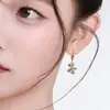 Hazte Rico Inmediatamente~ Pendientes del Zodiaco Caballo para Mujer, Pendientes de Pony de Dibujos Animados, Pendientes Sencillos, Pinzas para Orejas de Diseño Nicho Sin Perforaciones