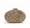 Bolso de noche ovalado con forma de flor, bolso de noche de comercio exterior, bolso de noche con adornos de diamantes