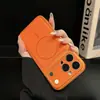 Funda Magnética para Teléfono de Círculo Fino con Patrón de Lichi Adecuada para Apple 17Promax Moderna 11 Cobertura Completa de Lente 12/16/15