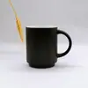 Caneca de Cerâmica Bicolor com Esmalte Fosco Cor Sólida Fundo de Cortiça Copo de Água Caneca Estilo Ocidental Caneca de Café da Moda Fabricante Atacado