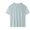 Camiseta de color liso Lyocell Tencel para mujer, nuevo estilo de verano, corte holgado casual, hombro normal, manga corta, top fino transpirable