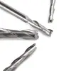 Fresa de Aço Tungstênio de Duas Gumes Hozly Fresa Espiral de Duas Gumes Liga Dura Ferramenta de Gravação CNC para Acrílico