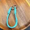 Nuevo cordón de poliéster de siete colores dopamina para teléfono móvil, mochila, etiqueta de equipaje, colgante de moda, cordón de equipaje tejido