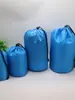 Bolsa de Almacenamiento de Poliéster con Patrón de Diamantes, Bolsa con Cordón de Nylon, Bolsa Cilíndrica con Cordón, Bolsa de Tela Oxford, Disponible en Varios Tamaños