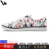 Zapatos de mujer más vendidos transfronterizos, zapatillas de lona de corte bajo POD hechas a medida para mujer, zapatos transpirables de verano para viajar, zapatillas casuales personalizadas para hombre