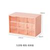 Caja de Almacenamiento de Seis Palacios Cajón de Almacenamiento de Artículos Varios Caja de Almacenamiento de Escritorio Tipo Cajón Almacenamiento de Papelería de Nueve Palacios Caja de Almacenamiento de Tres Capas