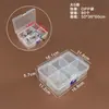 Caja de Almacenamiento de Plástico Transparente de 5 Compartimentos, 8 Compartimentos, 10 Compartimentos, 15 Compartimentos, 24 Compartimentos para Cuentas, Componentes, Joyería y Piezas