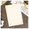 Papel de Carta Rosa Dorado Confesión Romántica Estilo Retro Carta de Amor Escrita a Mano b5 Simple a5 Gama Alta a4 Papelería Europea