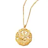 Colgante Tradicional de Esmalte de Fénix, Tendencia Nacional Patrimonio Cultural Inmaterial Colgante de Fénix de Oro Esmaltado, Collar de Fénix de Nube Auspiciosa de Estilo Nacional para Mujer