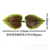 Hojas de Perilla Simuladas, Plantas Verdes Simuladas, Pequeños Ramilletes de Plantas en Maceta, Accesorios DIY, Decoración Colorida para Colgar en la Pared del Hogar, Hojas Falsas