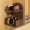 Estante de almacenamiento de bolsas en la parte superior del mueble de entrada, estante de niveles, almacenamiento de bolsos de mano y mochilas para el hogar, almacenamiento conveniente para artículos cotidianos