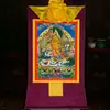Pintura de thangka pendurada Rei Tesouro Xizang pintura com coração pintado à mão com folha de ouro impressões decorativas para corredor mural