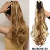 Comercio Exterior Transfronterizo Pelucas Europeas y Americanas Trenzadas, Coletas para Mujer, Cabello Largo Rizado, Extensiones de Coleta con Clip Invisible, Trenzas, Al por Mayor en Stock