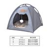 Ninho Tenda para Animais de Estimação para Todas as Estações, Fechado, Removível, Portátil, Dobrável, Abrigo para Gatos e Canil Impermeável para Exterior