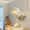 Casa candelabro francés vintage estilo ins nórdico diseño de tela arte lámpara de sombrero de paja lámpara de dormitorio luz principal de sala de estar