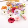 Flores artificiais pequenas, flores cosmos, materiais para cabeça de flor de grampo de cabelo DIY, arranjos florais de casamento, itens decorativos, acessórios para caixa de presente de roupas, cabeças de flor