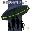 Paraguas Grande para Protección Solar y de Lluvia, Adecuado para Hombres y Mujeres, Estudiantes, Plegable, Reforzado, Resistente al Viento, Paraguas para Dos Personas, Duradero, con Recubrimiento Negro