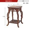 Soporte para Flores de Madera Maciza Madera de Alas de Pollo Estilo Chino Soporte para Flores Mesa para Flores Soporte para Bonsái Escritorio de Oficina Soporte para Flores de Madera Maciza