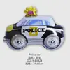Globos de foil con forma de vehículo para decoraciones de cumpleaños de niños: autobús escolar, coche de policía, camión de bomberos, vehículo de construcción, coche