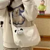 Corea del Sur Ins Bolso de Hombro de Gran Capacidad para Mujer Simple Combinable Bolso Dumpling para Estudiantes de Clase Viajero Bolso Cruzado