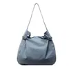 Bolsa Tote Ombro Único Estilo Preguiçoso Personalizada para o Dia a Dia Mulheres 2026 Nova Bolsa de Pano com Bolso Grande Tendência da Moda Simples