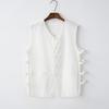 Jaqueta mandarim estilo chinês de verão camiseta masculina colete old Beijing sem mangas camisa old head cardigã colete terno Tang linho estilo chinês