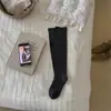 Calcetines Gruesos Blancos Retro Primavera/Otoño Calcetines hasta la Pantorrilla Estilo Miu Otoño/Invierno Calcetines Largos hasta la Rodilla Mallard Calcetines para Combinar con Botas