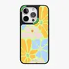 Design Floral Simples com Painel Traseiro Intercambiável, Capa Magnética Forte para iPhone 15 Pro Max, Tampa de Painel Traseiro Substituível para iPhone 14