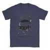Camiseta Masculina Aliexpress Transfronteiriça Empresa Cápsula Nave Espacial Camiseta Engraçada Manga Curta Anime Deslumbrante