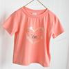 Camiseta de Manga Curta para Meninas 2024 Novo Verão Roupa Infantil Tendência Crianças Médias e Grandes Top de Meia-manga Algodão Fino Infantil Estilo Ocidental Roupa de Verão