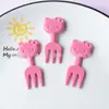Tenedor de Lazo de Gato Lindo Accesorios de Joyería Accesorios para el Cabello Pegamento de Crema Material DIY Venta al por Mayor