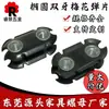 Shrapnel Oval de Flor de Ciruelo Diente Doble Tubo Interior de Tuerca para Muebles Tuerca Interior Conector de Tubo Redondo Estante de Almacenamiento Tuerca