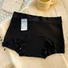 Ropa Interior Nueva para Mujer 2025 con Entrepierna Extendida, Boxer de Cintura Media para Mujer, Seda de Hielo Transpirable Ultra-Delgada