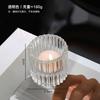 Candelabro de aromaterapia de vidrio de doble uso con diseño vertical nórdico, adorno romántico para cenas a la luz de las velas, decoración para bodas y Navidad.
