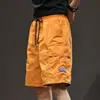 Pantalones Cortos Reversibles de Seda Helada para Hombres, Pantalones de Trabajo de Secado Rápido para Verano, Pantalones Cortos Holgados de Pierna Recta para Deportes al Aire Libre
