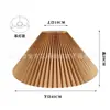 Abajur Grande de Tecido Plissado para Luminária de Chão Kdcm Homestay, Acessórios Destacáveis DIY para Abajur de Hotel, Luminária Pendente de 45cm