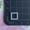 Parche Blanco ABS Perla Lazo Amor Estrella de Cinco Puntas Luna Pegamento de Crema para Manualidades Pegamento para Tocados Accesorios de Joyería